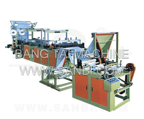 Model RLD-800,1300 Series Ribbon-through Conituous-rolled Bag Making Machine Continuous roling